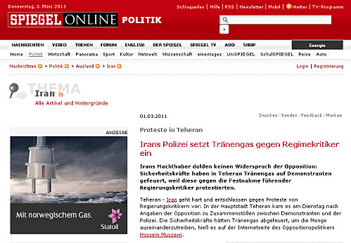 Online Werbung Spiegelonline